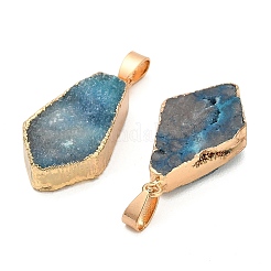 Natural Druzy Agate Pendants&nbsp;GG-K002-19