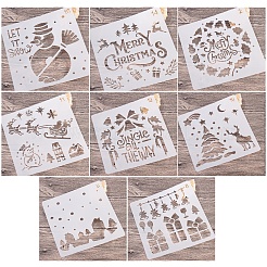 16 Sheets 16 Style PET Drawing Stencil&nbsp;DIY-SZ0003-80
