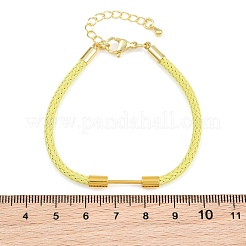 Braided Steel Wire Bracelet Making&nbsp;KK-CBA6056-03B-G
