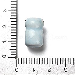 手作りの陶器ビーズ  動物  クマ  18.5x11.5x11mm  穴：1.8mm&nbsp;PORC-A028-02D