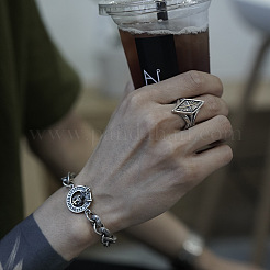 Brass Finger Rings for Men&nbsp;WGEA1A0-01