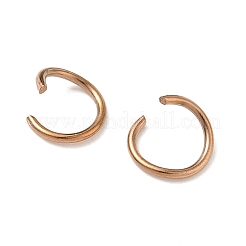304 Stainless Steel Open Jump Rings&nbsp;STAS-Z150-01E-RG