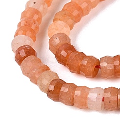 Natural Red Aventurine Beads Strands&nbsp;G-Q606-46A-06