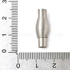 304ステンレススチール製マグネット留め具  コラム  ステンレス鋼色  21x8mm  穴：4mm&nbsp;STAS-Z147-20P