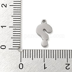 304ステンレスペンダント  シンボルチャーム  12x12x1.5mm  穴：1.2mm&nbsp;STAS-M069-02F-P
