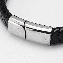Braided Leather Cord Bracelets&nbsp;BJEW-I200-09