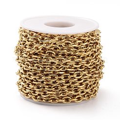 304 Stainless Steel Cable Chains&nbsp;CHS-P007-27G-01