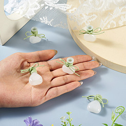 5Pcs Miniature Glass Vase Bottles with Polyester Cord&nbsp;AJEW-TAC00055