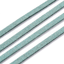 3x1.5mmフラットフェイクスエードコード  フェイクレース  士官候補生ブルー  約5.46ヤード（5m）/ロール&nbsp;X-LW-R003-11