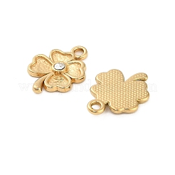 304 Stainless Steel Rhinestone Pendant&nbsp;STAS-U047-17G