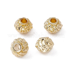 合金ビーズ  ロンデル  ライトゴールド  7x5.5mm  穴：2.5mm&nbsp;FIND-B013-20LG