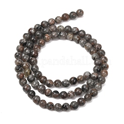 Natural Fluorescent Syenite Rock(Glow under UV Light) Beads Strands&nbsp;GG-NH0012-A01-4mm