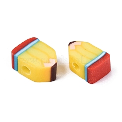 Back to School Handmade Polymer Clay Beads&nbsp;CLAY-Q253-18A