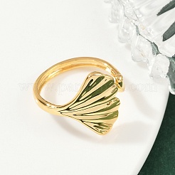 Brass Adjustable Cuff Rings for Women&nbsp;RJEW-B132-01B-P