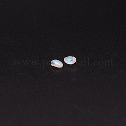 ガラスチャーム  ティアドロップ  カラフル  8.5x6x4.5mm  穴：0.8mm&nbsp;GLAA-CJC0008-04A