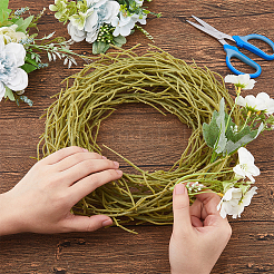 Plastic Artificial Rattan&nbsp;DIY-WH0430-917