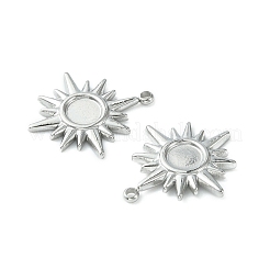 Non-Tarnish 304 Stainless Steel Pendant Cabochon Settings&nbsp;STAS-L269-051P