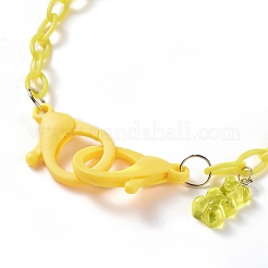 Personalized ABS Plastic Cable Chain Necklaces&nbsp;NJEW-JN03220-06