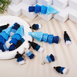 16Pcs 4 Styles Nylon Tassel Decorations&nbsp;OCOR-TA0003-38