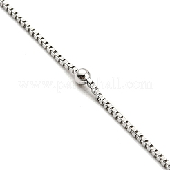 Non-Tarnish 304 Stainless Steel Satellite Chain Necklaces&nbsp;NJEW-P285-02P