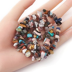 Natural & Synthetic Mixed Gemstone Beads Strands&nbsp;G-YW0001-47