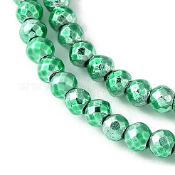 Baking Paint Synthetic Non-Magnetic Hematite Beads Strands&nbsp;G-H020-K01-05