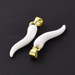 Rack Plating Brass Enamel Charms&nbsp;KK-C008-19G-03