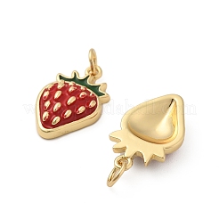 Brass Enamel Pendants&nbsp;KK-L237-029G-01