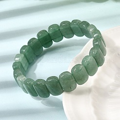Natural Green Aventurine Beaded Stretch Bracelets for Women Men&nbsp;BJEW-D461-02D