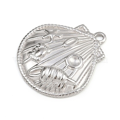 304 Stainless Steel Pendants&nbsp;STAS-C140-03F-P