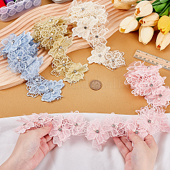 4 Colors Flower Organza Ribbon&nbsp;OCOR-AR0002-02
