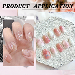 42Pcs 7 Colors Alloy Glass Cabochons&nbsp;MRMJ-SC0001-18