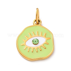 304 Stainless Steel Enamel Pendants&nbsp;STAS-I331-06G