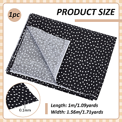 綿生地  DIYの衣類アクセサリー  長方形  スター  1560x0.1mm&nbsp;DIY-WH0504-342B