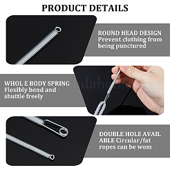 12Pcs Spring Steel Elastic Band Threader Drawstring Guide&nbsp;FIND-FH0011-18