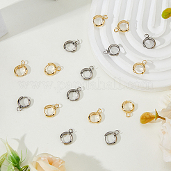 201 Stainless Steel Huggie Hoop Earring Findings&nbsp;FIND-DC0006-43B