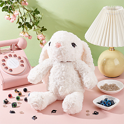 樹脂工芸人形の目  ぬいぐるみの目  diyの人形のおもちゃの人形のプラシ天の動物の作成のため  ミックスカラー  18.5x15.5~16mm&nbsp;DIY-GA0002-91