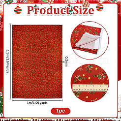 Christmas Theme Printed Polyester Fabric&nbsp;DIY-WH0308-623B