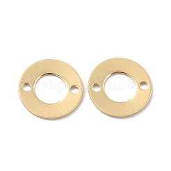 環境に優しい真鍮製リンクコネクター  カドミウムフリー＆鉛フリー  リング  18KGP本金メッキ  12x0.8mm  穴：1.5mm&nbsp;LS-KK-C226-07G-RS