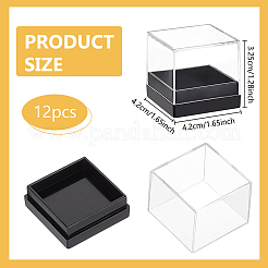 Transparent Plastic Minifigures Display Case&nbsp;ODIS-WH0043-115A