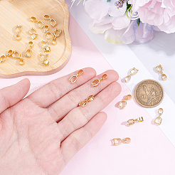 真鍮製アイスピックピンチベイル30個  18KGP本金メッキ  11.5x3mm  穴：5x3.5mm  ピン：1mm&nbsp;KK-BBC0024-43B