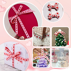 3 Rolls 3 Colors Polyester Ribbon&nbsp;SRIB-PH0001-90