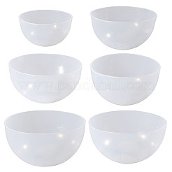 6Pcs 6 Styles Silicone Doll Head Wig Caps&nbsp;DOLL-GL0001-05