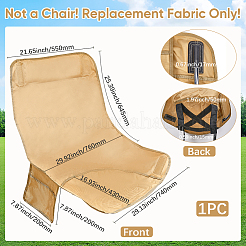 Oxford Cloth Folding Chair Replacement Fabric&nbsp;AJEW-WH20010-68C
