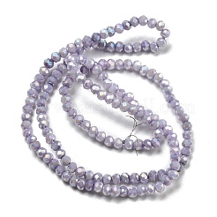 Opaque Baking Paint Glass Beads Strands&nbsp;DGLA-F002-03B