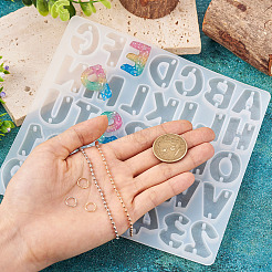 1Pc Letter & Number Connector Charm Silicone Molds&nbsp;DIY-TA0005-09