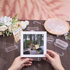 Acrylic Display Bases for Card Block&nbsp;ODIS-WH0331-70