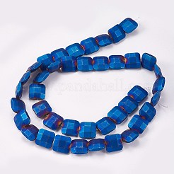 Electroplated Non-magnetic Synthetic Hematite Beads Strands&nbsp;G-P367-B08