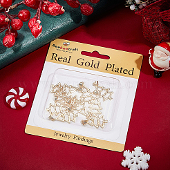 10Pcs Christmas Theme Brass Pendants&nbsp;KK-BBC0014-98