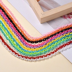 Handmade Opaque Acrylic Cable Chains&nbsp;MACR-CJ0001-07